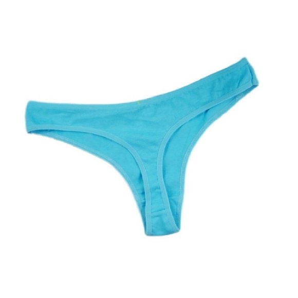6-Pack Women's Cotton Thong Panties Thongs - Picture 3 of 8